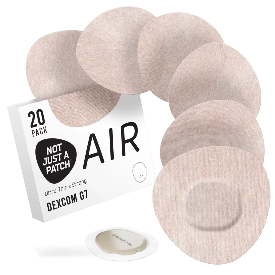 Air Patches pour Dexcom G7 – Beige – Boite de 20