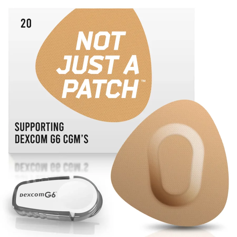 Patches Originaux pour Dexcom G6 – Beige – Boite de 20