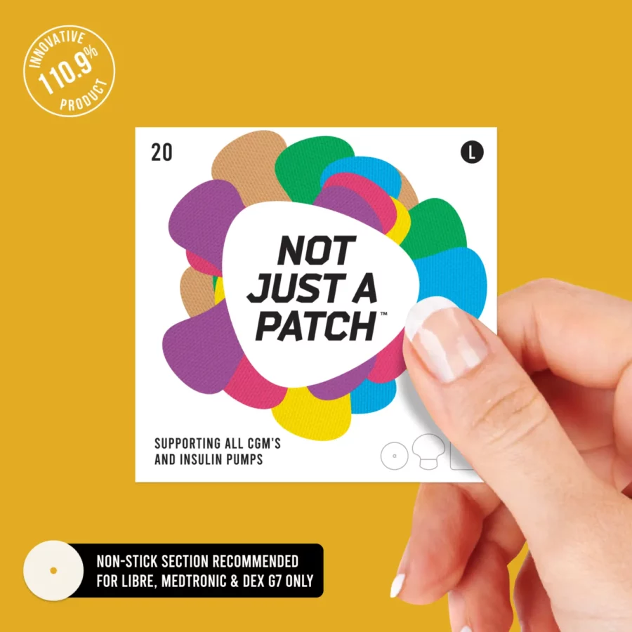 X-Patches – Boîte de 20 – Multicolores pour Freestyle Libre 1 & 2, Medtronic, Omnipod – Image 2