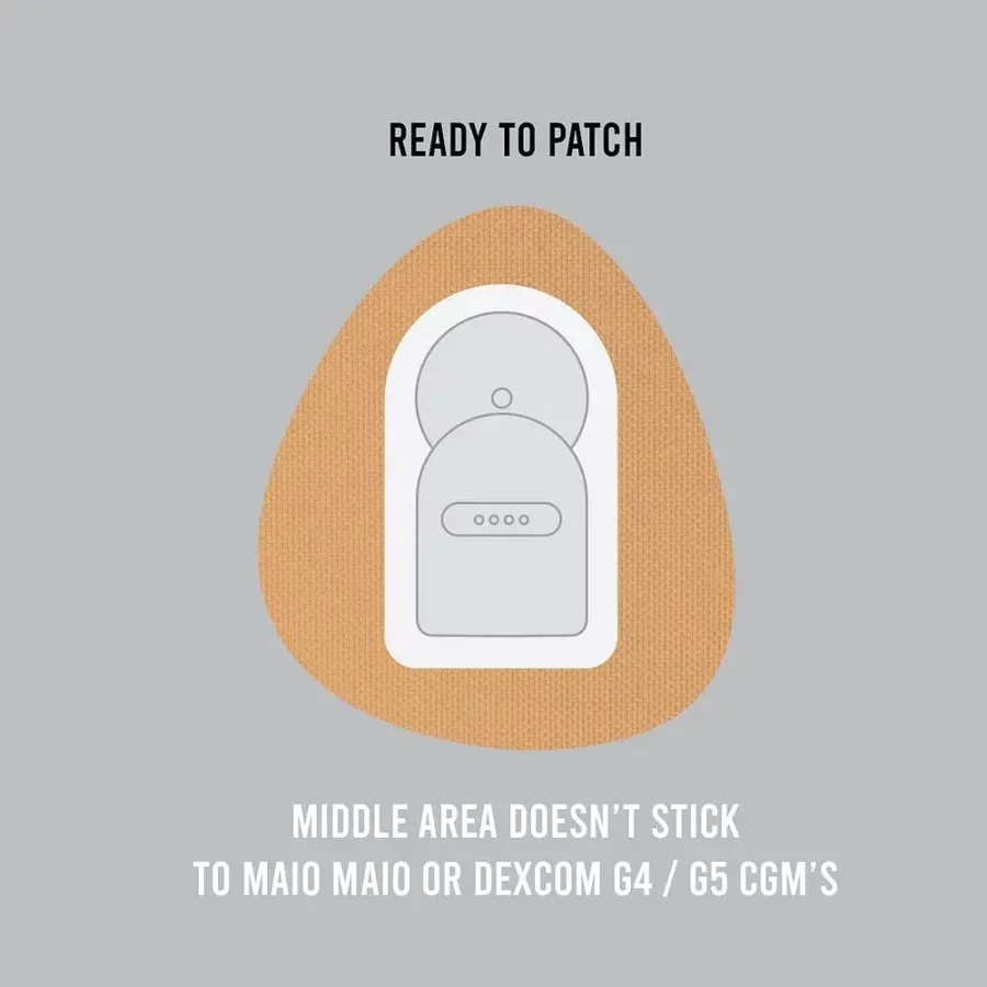 Patches Originaux pour Dexcom G6 – Beige – Boite de 20 – Image 5