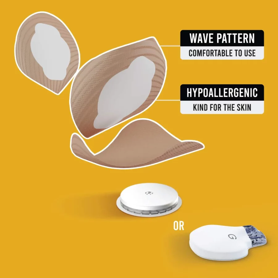 Patches Originaux pour Freestyle Libre 1 & 2 | Medtronic – Beige – Boite de 20 – Image 3
