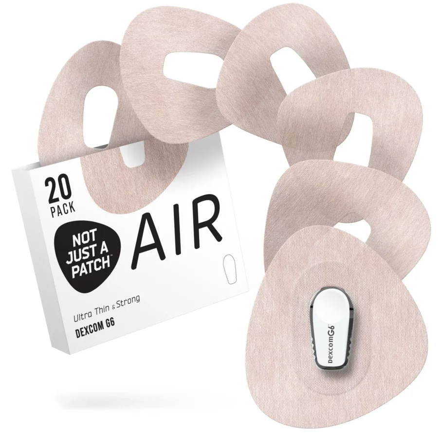 Air Patches pour Dexcom G6 – Couleur Tan – Boite de 20