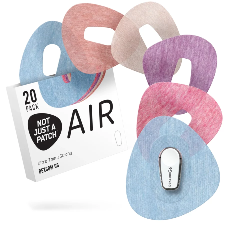 Air Patches pour Dexcom G6 – Multicolore – Boite de 20