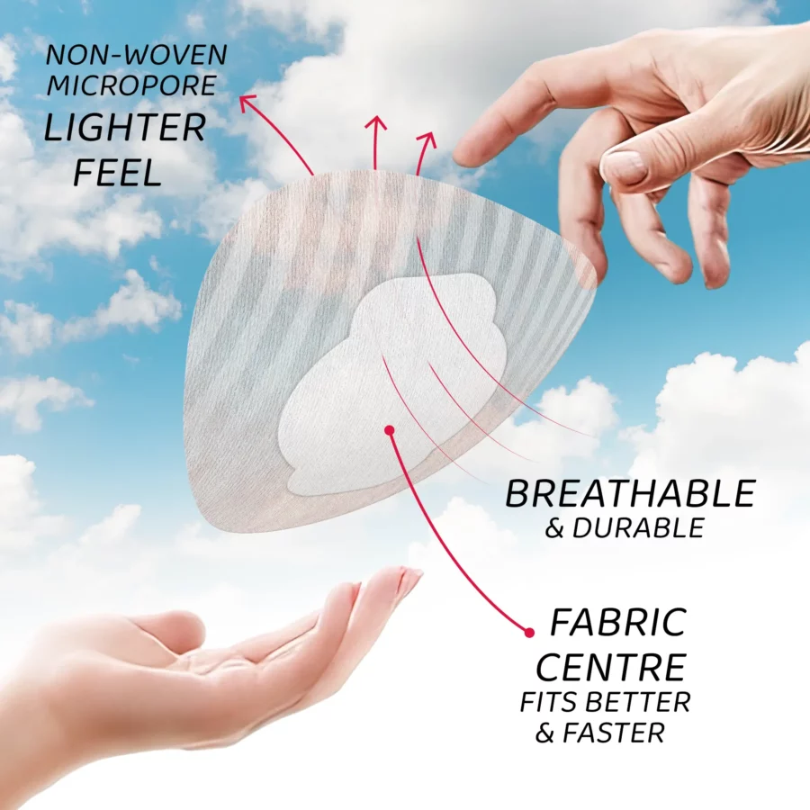 Air Patches – Boîte de 20 – Couleur chair pour Freestyle Libre 1 & 2 / Medtronic – Image 3