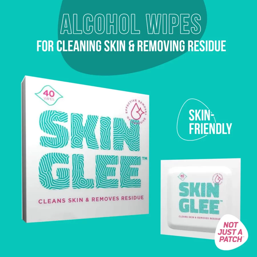 Skin Glee – Boîte de 40 lingettes nettoyantes pour la peau – Image 5