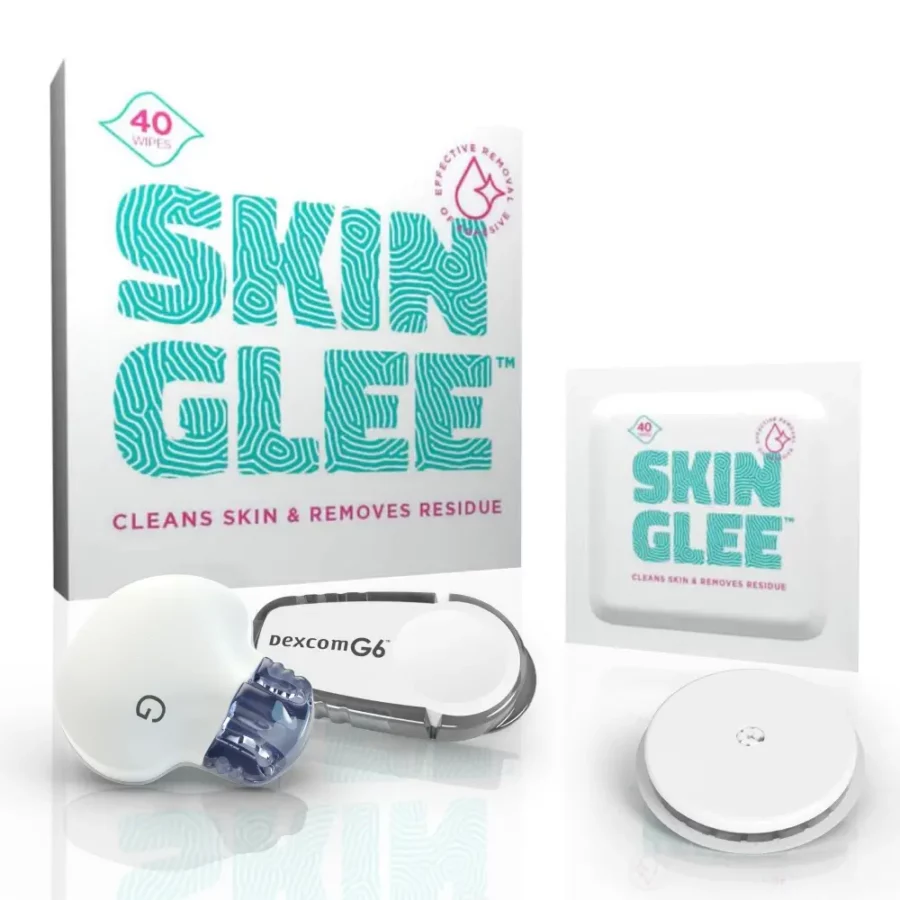Skin Glee – Boîte de 40 lingettes nettoyantes pour la peau